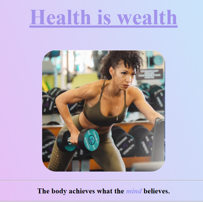 Exercise project preview